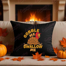 Gobble Me Swallow Me Thanksgiving Turkey Embroidery Design