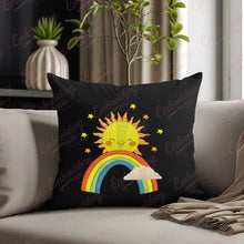 Rainbow Dreams With Smiling Sun Embroidery Design