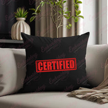 Certified Typography Embroidery Design