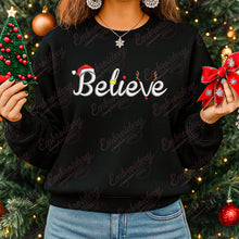 Believe Christmas Embroidery Design