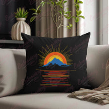 Sunset Mountain Embroidery Design