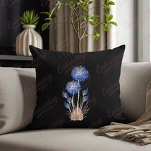 Blue Cornflower Machine Embroidery Design