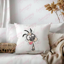 Funny Crazy Dog Embroidery Design