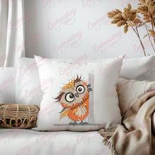 Cute Peeking Owl Embroidery Design