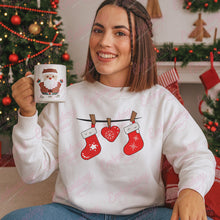 Christmas Stockings & Heart Decor Embroidery Design