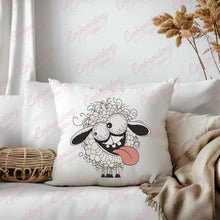 Crazy Sheep Embroidery Design