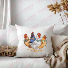 Cute Chickens Machine Embroidery Design