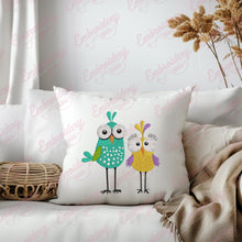 Cute Birds Embroidery Design