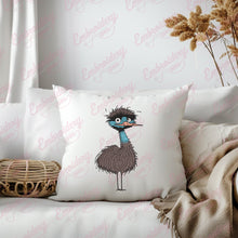 Crazy Ostrich Bird Embroidery Design