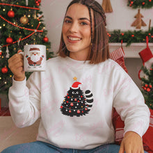 Grumpy Christmas Cat Embroidery Design