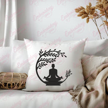 Buddha Yoga Embroidery Design