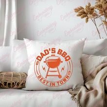 Dad's BBQ Best In Town Embroidery Design