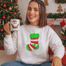 Merry Christmas Stocking Embroidery Design