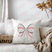 Baseball Simple Bow Embroidery Design