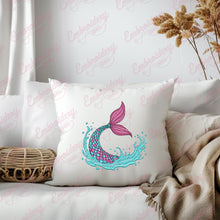 Water Wave Mermaid Embroidery Design