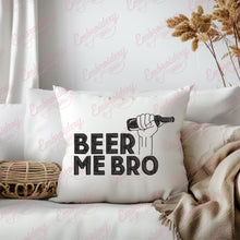 Beer Me Bro Embroidery Design