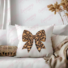 Leopard Bow Embroidery Design