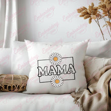 Mama Daisy Flower Embroidery Design