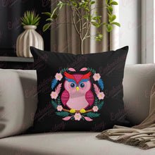 Flower Power Owl Embroidery Design