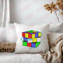 Rubik's Cube Puzzle Embroidery Design