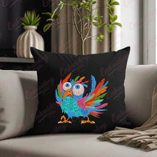 Colorful Stylized Bird Machine Embroidery Design