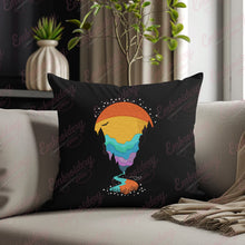 Outdoor Sunset Vintage Embroidery Design