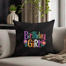 Birthday Girl Text Embroidery Design