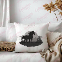 Horse Border Machine Embroidery Design