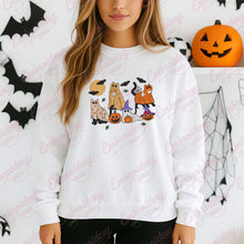 Spooky Ghosts Halloween Embroidery Design