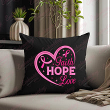 Breast Cancer Faith Hope Love Embroidery Design