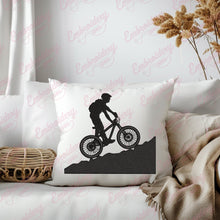Mountain Bike Riding Embroidery Design