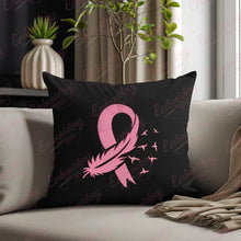Feather Pink Ribbon Breast Cancer Embroidery Design