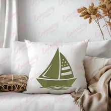 Sailboat Embroidery Design