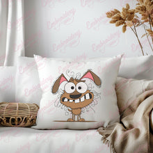 Shocked Scruffy Dog Embroidery Design