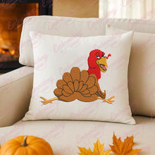 Thanksgiving Turkey Cartoon Embroidery Pattern