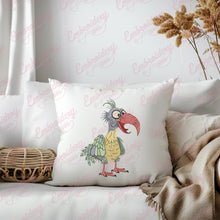 Whimsical Crazy Bird Machine Embroidery Pattern