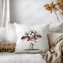 Beautiful Crazy Cow Embroidery Design