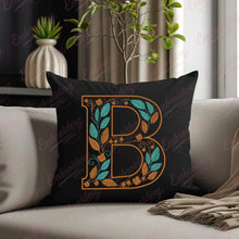 Floral Alphabet Letter B Embroidery Design
