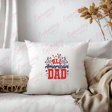 All American Dad Embroidery Design