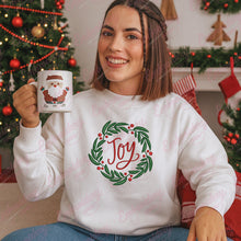 Christmas Joy Wreath Embroidery Design