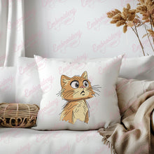 Cute Pet Cat Embroidery Design