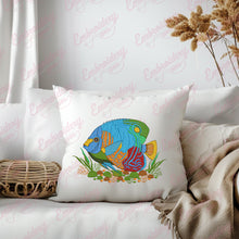 Ocean Fish Embroidery Design