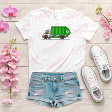 Garbage Truck Machine Embroidery Design