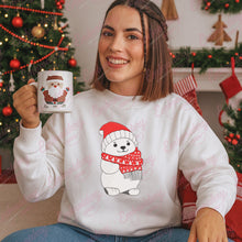 Christmas Polar Bear Embroidery Design