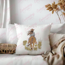 Cute Cowgirl Machine Embroidery Design