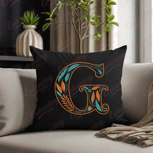 Floral Alphabet Letter G Embroidery Design
