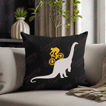Funny Dino Mountain Bicycle Embroidery Design