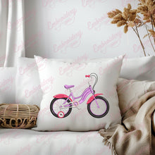 Children's Bicycle Embroidery Design