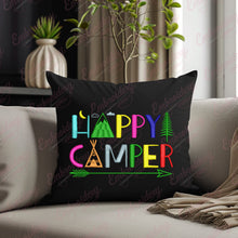 Happy Camper Embroidery Design