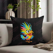 Crazy Bird Colorful Cartoon Style Embroidery Design